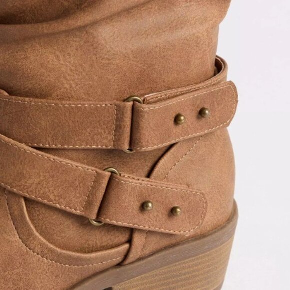 Slouch Buckle Moto Bootie - Picture 4 of 4